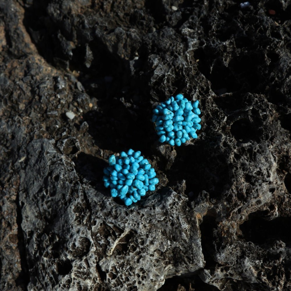 Lucedeimieiocchi - Orecchini Blue - Turchese - Argento