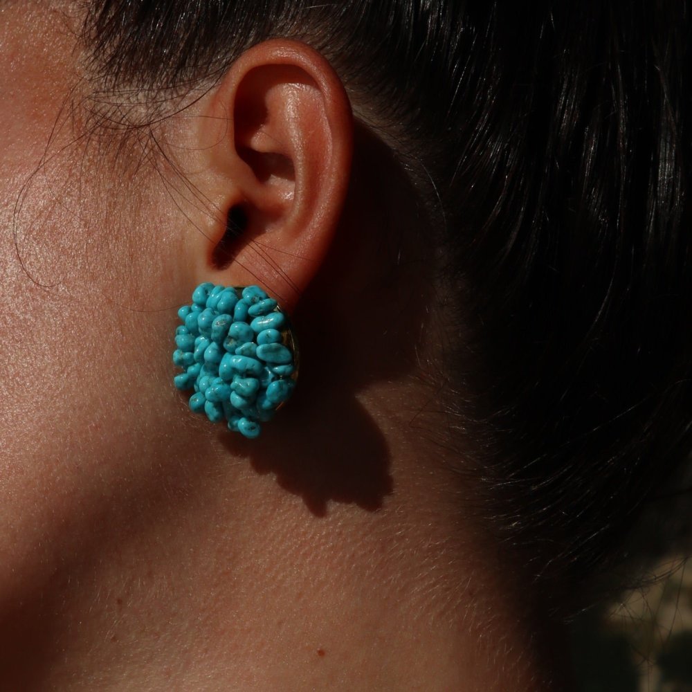 Lucedeimieiocchi - Orecchini Blue - Turchese - Argento