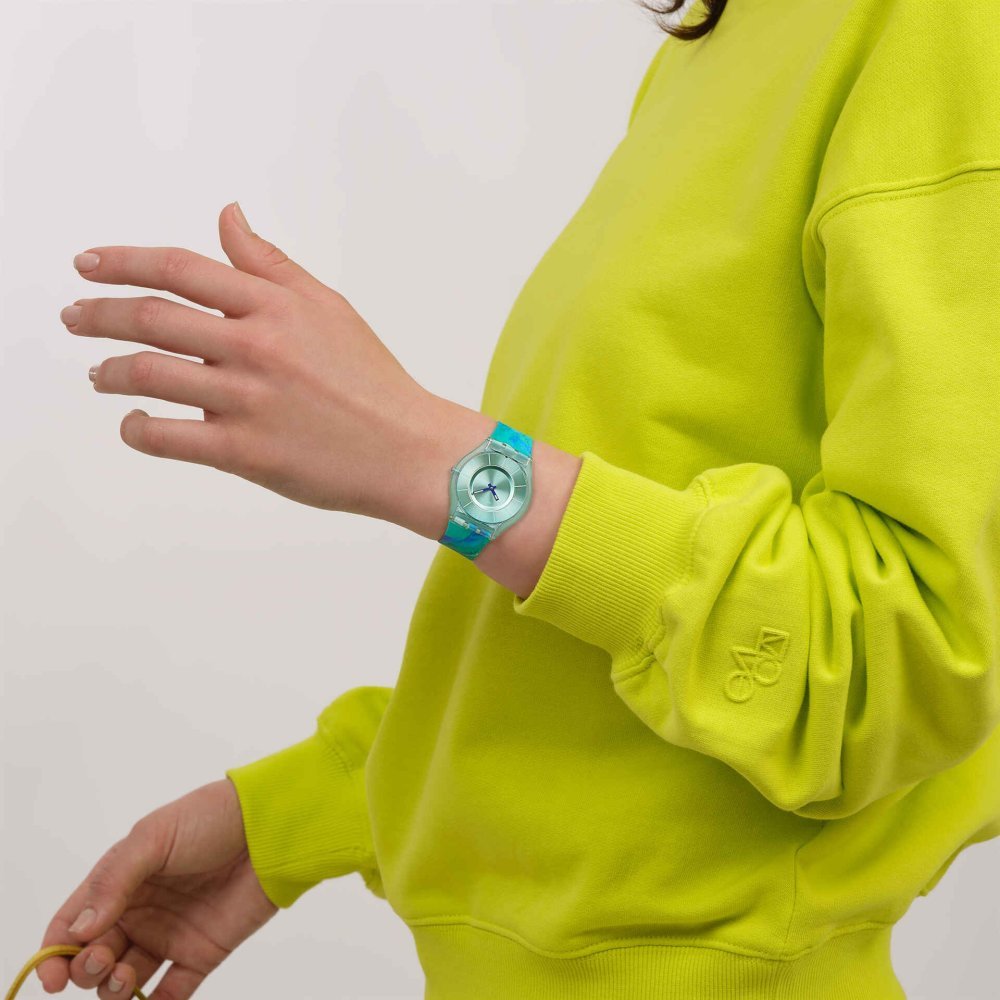 Swatch - Paradise Mist - Orologio Skin - Verde