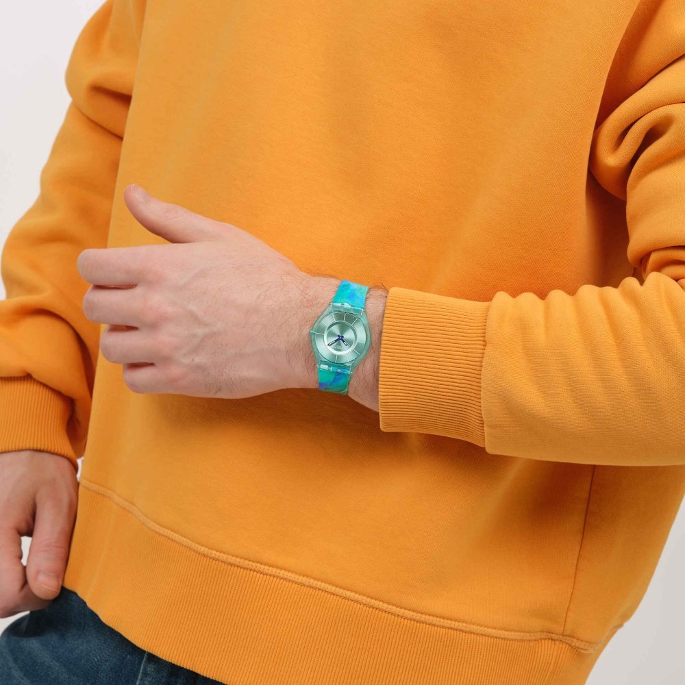 Swatch - Paradise Mist - Orologio Skin - Verde