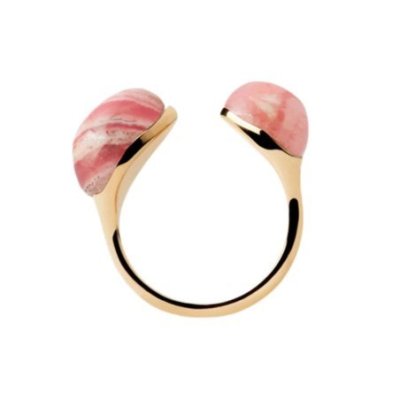 Pd Paola - Anello Rhodocrosite - Argento - Oro