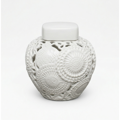 Henriette - Potiche Bianca - Ceramica - Kyoto