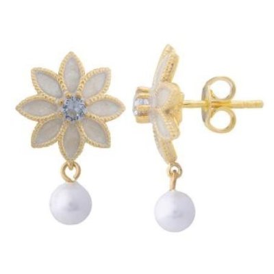 Spadafora - Orecchini Royale - Argento - Madreperla