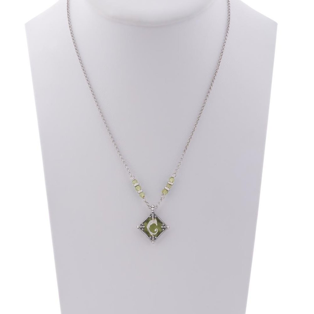 Spadafora - Collana Rhombus - Verde Chiaro