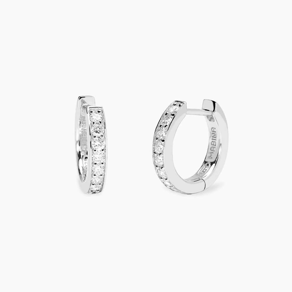 Mabina - Orecchini In Argento - Diamanti Lab Grown