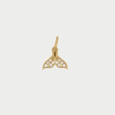 Rue Des Mille - Charm Coda Di Sirena - Zirconi - 18Kt