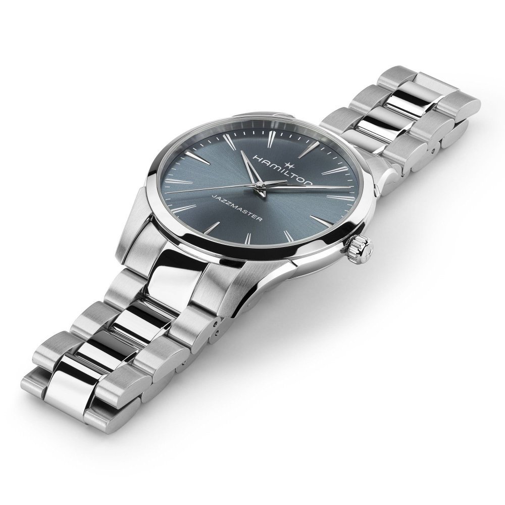 Hamilton - Jazzmaster Quartz - Blu - Acciaio