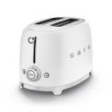 Smeg - Tostapane Bianco 2 Fette - Opaco - 50'S Style