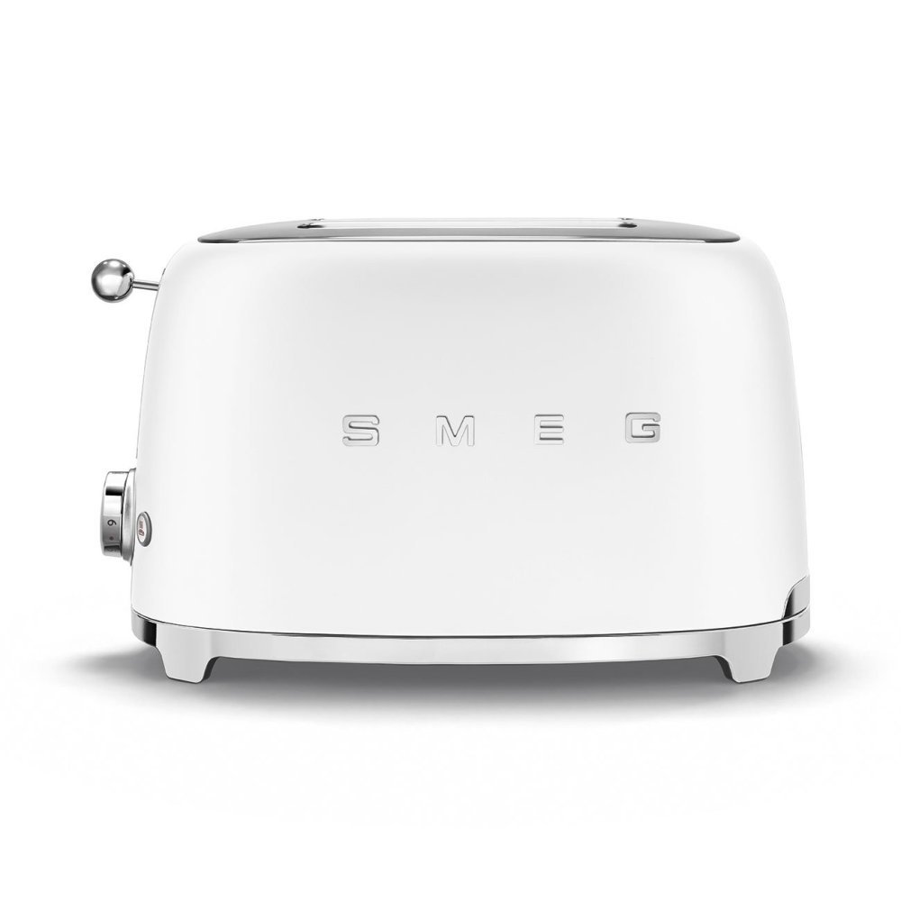 Smeg - Tostapane Bianco 2 Fette - Opaco - 50'S Style
