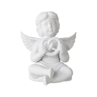 Rosenthal - Angelo Con Brezel - Porcellana - White Matte