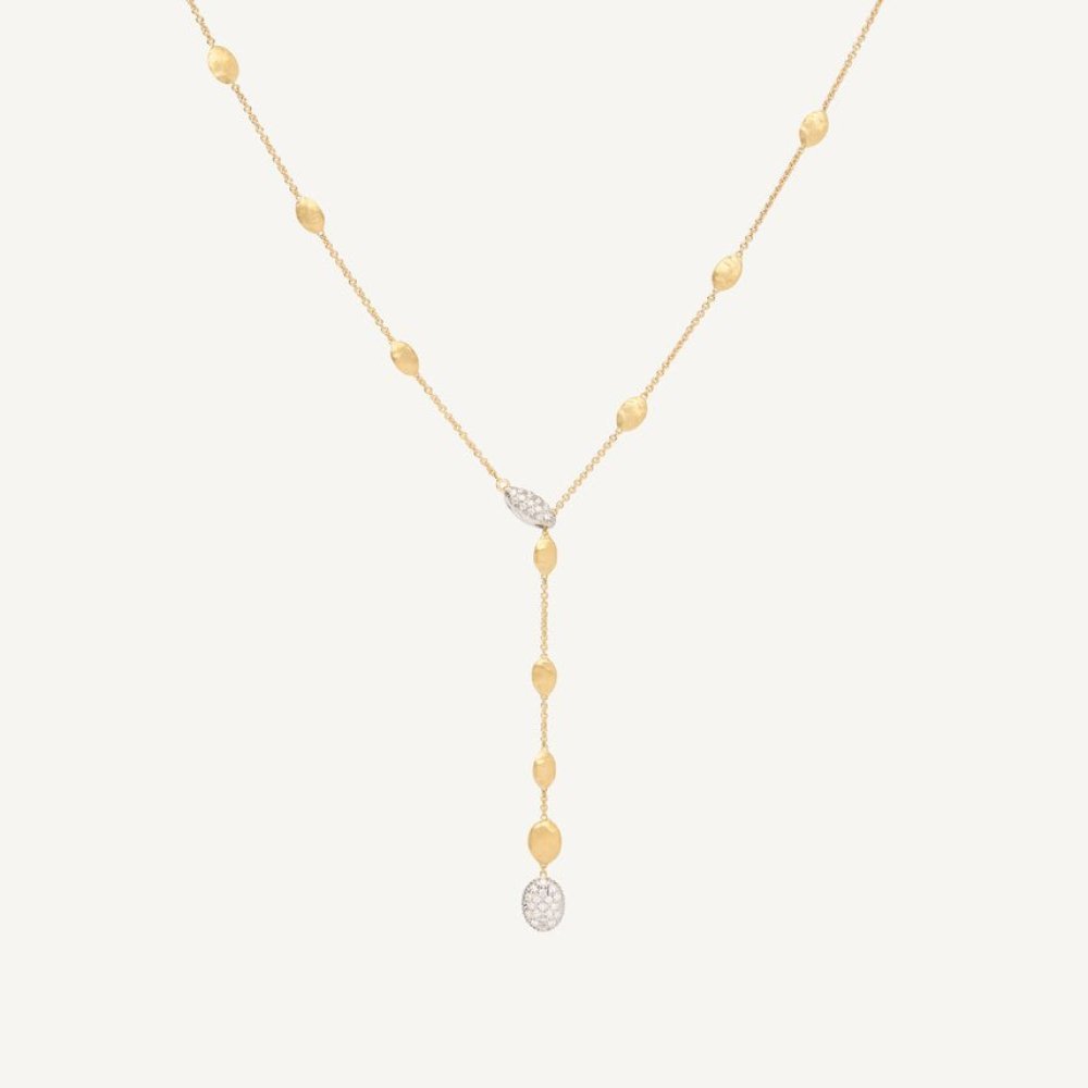 Collana A Cravatta In Oro Giallo 18Kt E Diamanti - Marco Bicego