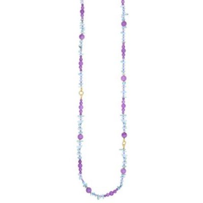 Nivy - Collana Giada Tormalina - Argento Dorato