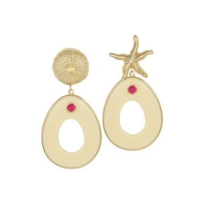 Nivy - Orecchini Marinée - Argento - Oro Giallo