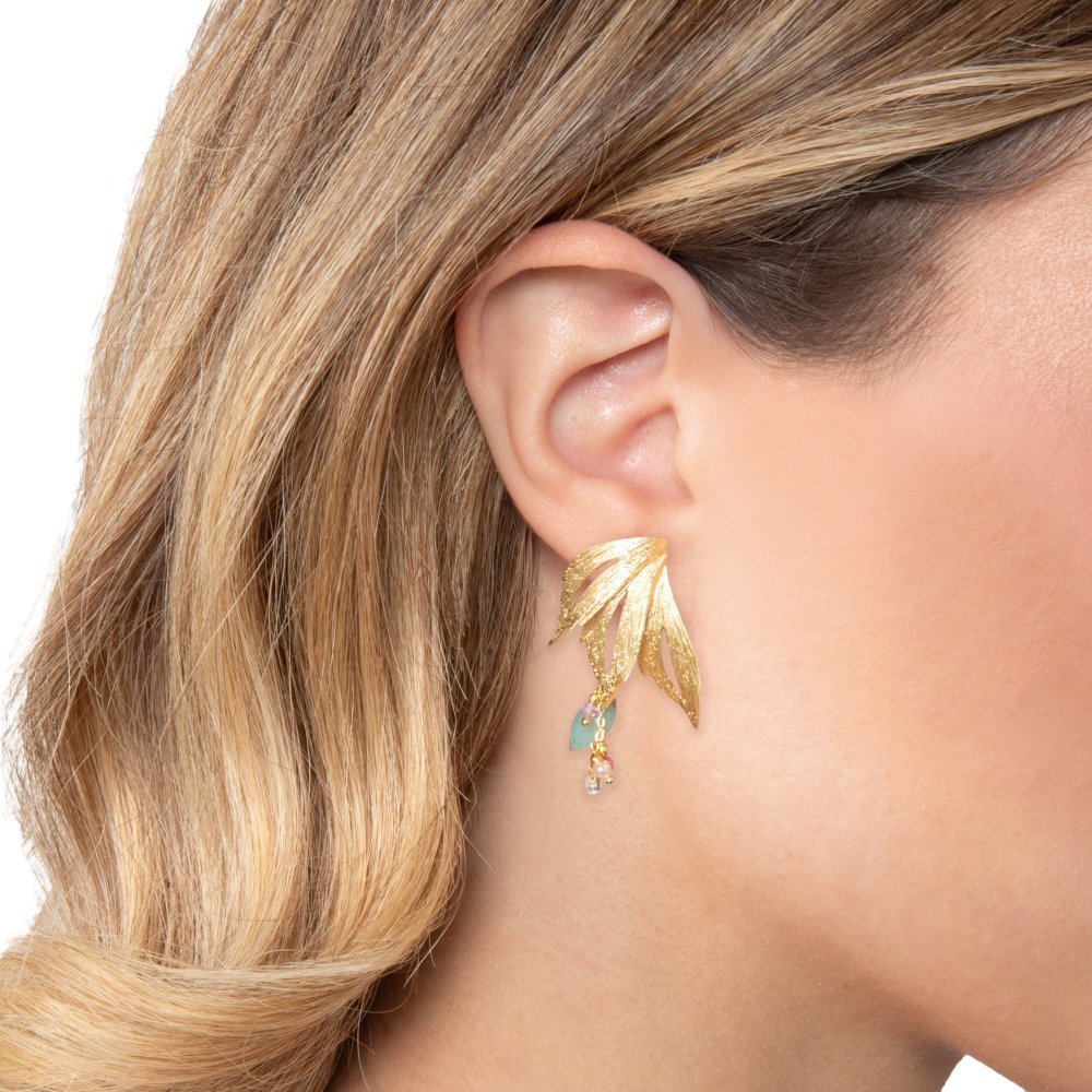 Nivy - Orecchini Saphira - Argento - Oro Giallo