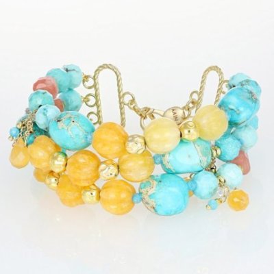 Nivy - Bracciale Elina - Giada - Turchese