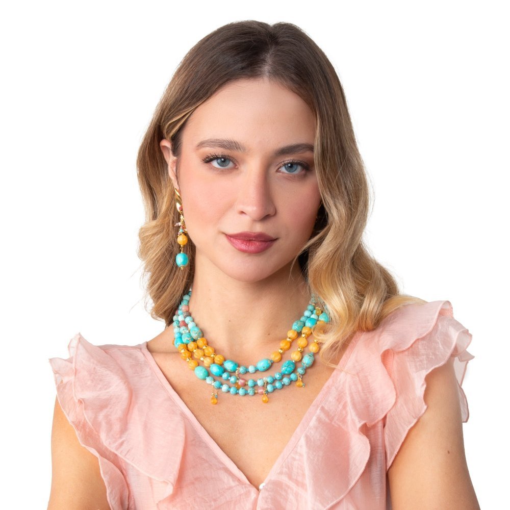 Nivy - Collana Elina - Giada E Turchese