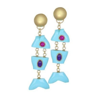 Nivy - Orecchini Selma - Turchese - Ametista