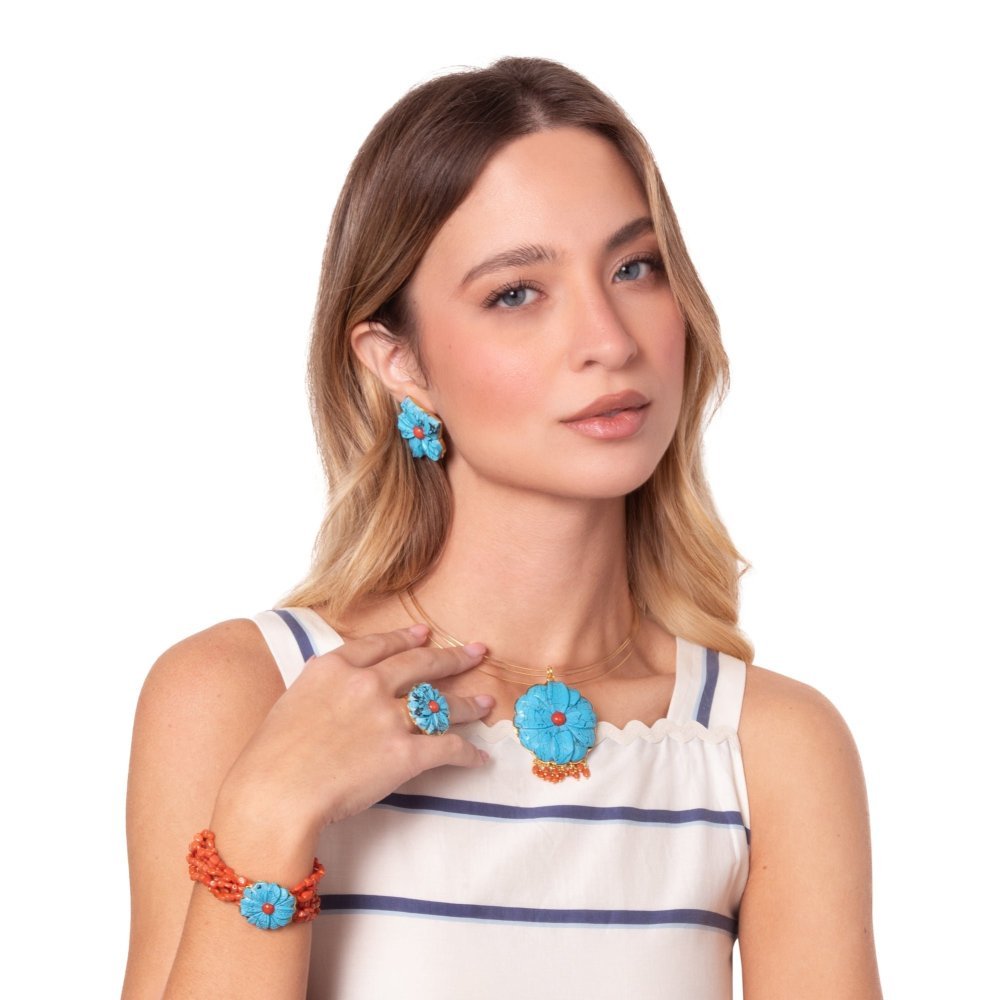 Nivy - Collana Tamira - Argento 925 - Turchese