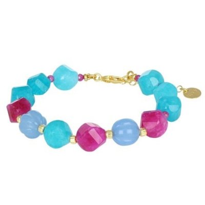 Nivy - Bracciale Amazzonite E Pietre Dure - Eleganza Marina