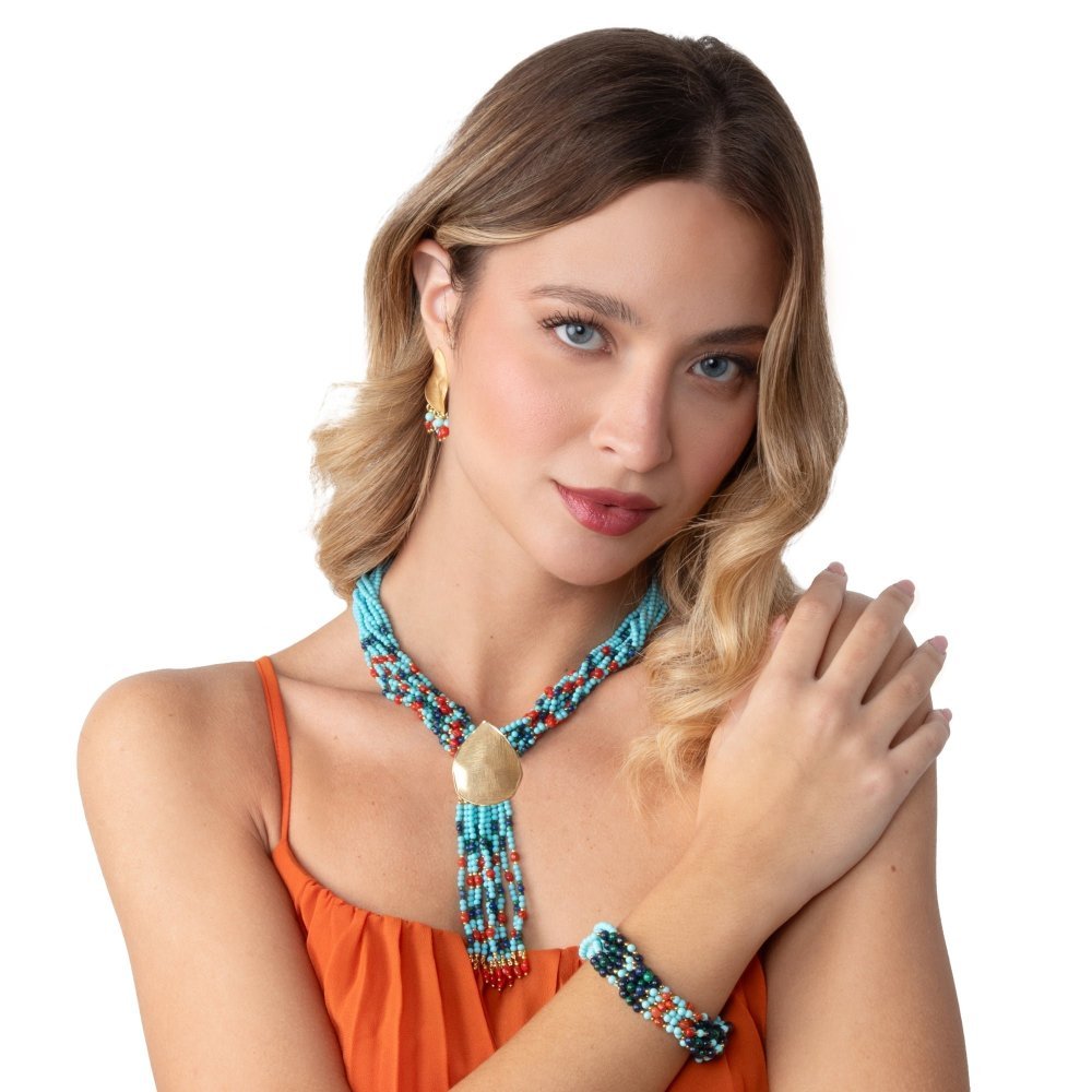 Nivy - Collana Aluna - Corallo - Argento 925