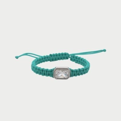 Rue Des Mille - Bracciale Stone - Celeste - Argento