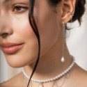 Rue Des Mille - Mono-Orecchino Pearl Drop - Argento