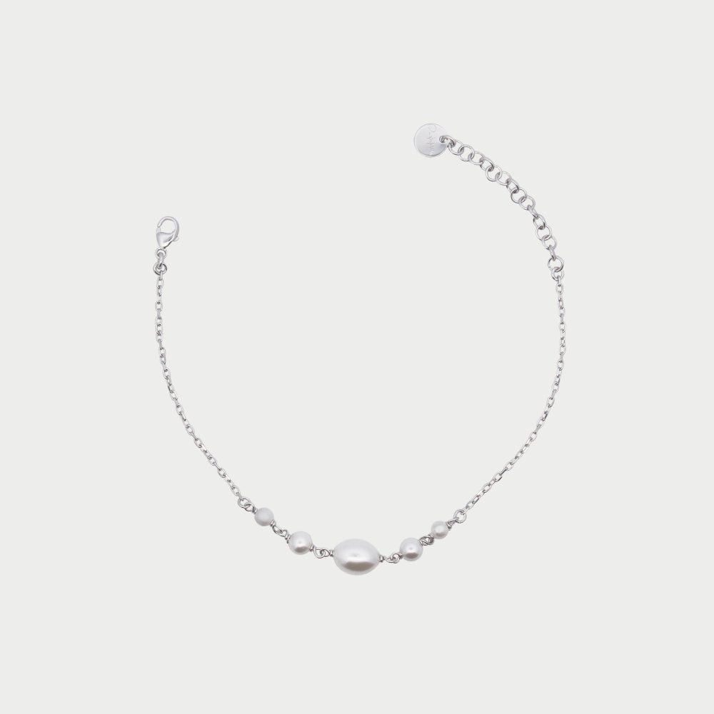 Bracciale Catena Pearl Halo - Rue Des Mille