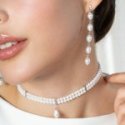 Rue Des Mille - Choker Pearl Drop - Argento - Perle