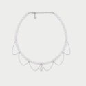 Rue Des Mille - Choker Merletto - Argento - Perle