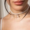 Rue Des Mille - Choker Merletto - Argento - Perle
