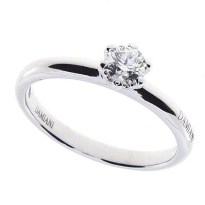 Damiani - Anelli Veramore - Oro Bianco - Diamante