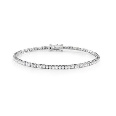 Damiani - Bracciale Tennis - Oro Bianco - Diamante