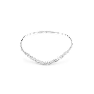 Damiani - Collana Mimosa - Oro Bianco - Diamante