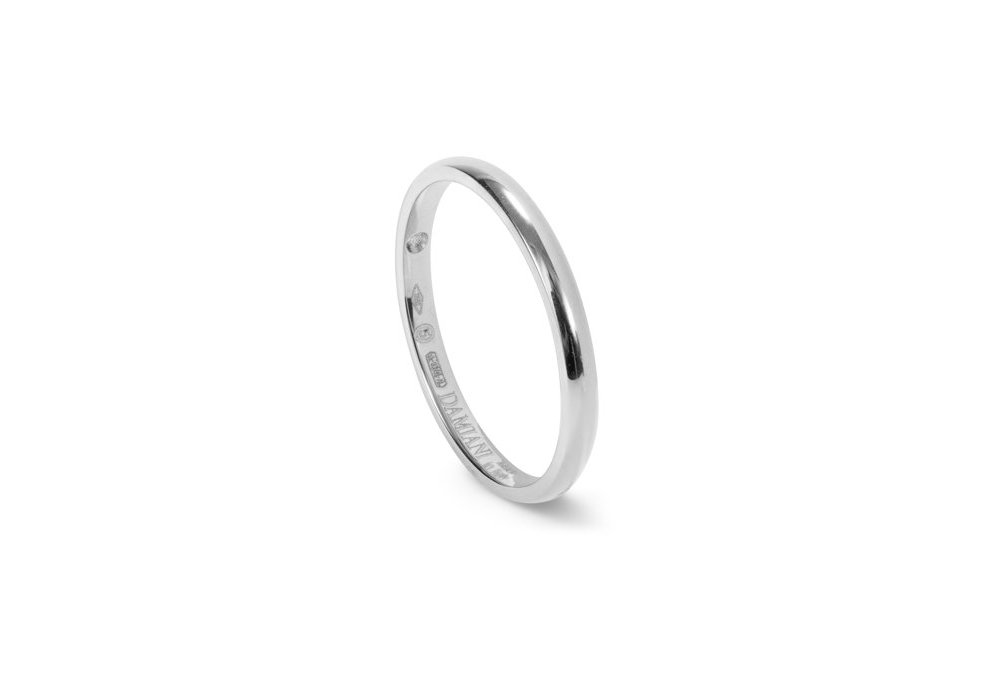 Anello In Oro Bianco Con Diamante - Veramore - Damiani