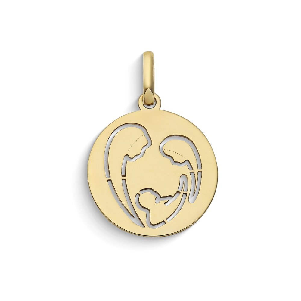 Ciondolo Tondo Gratitudine In Oro Giallo 375‰ - Comete Gioielli