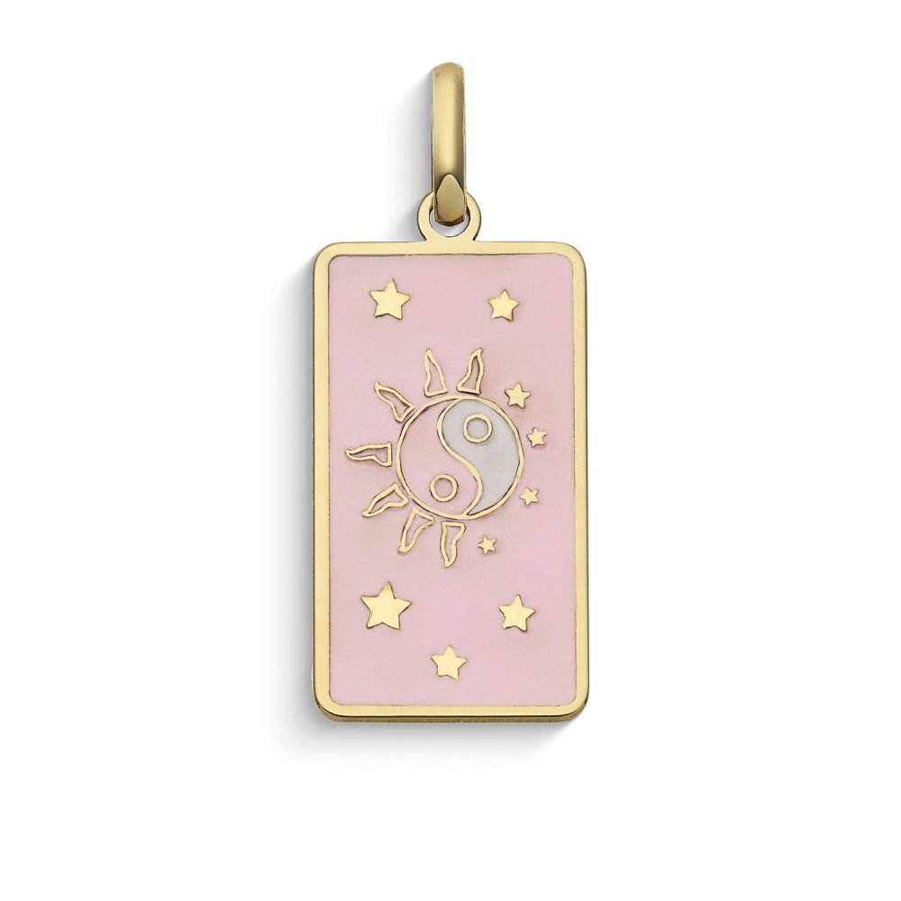 Ciondolo Equilibrio In Oro Giallo 375‰ E Smalto - Comete Gioielli