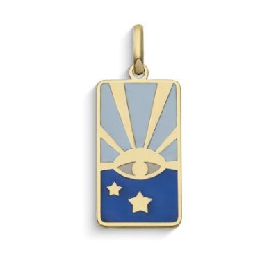 Comete Gioielli - Ciondolo Consapevolezza - Oro Giallo - Smalti