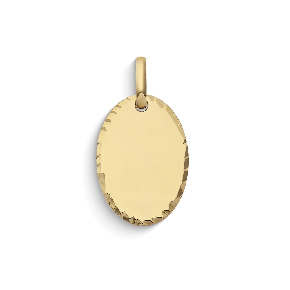 Ciondolo Personalizzabile Ovale In Oro Giallo 375‰ - Comete Gioielli