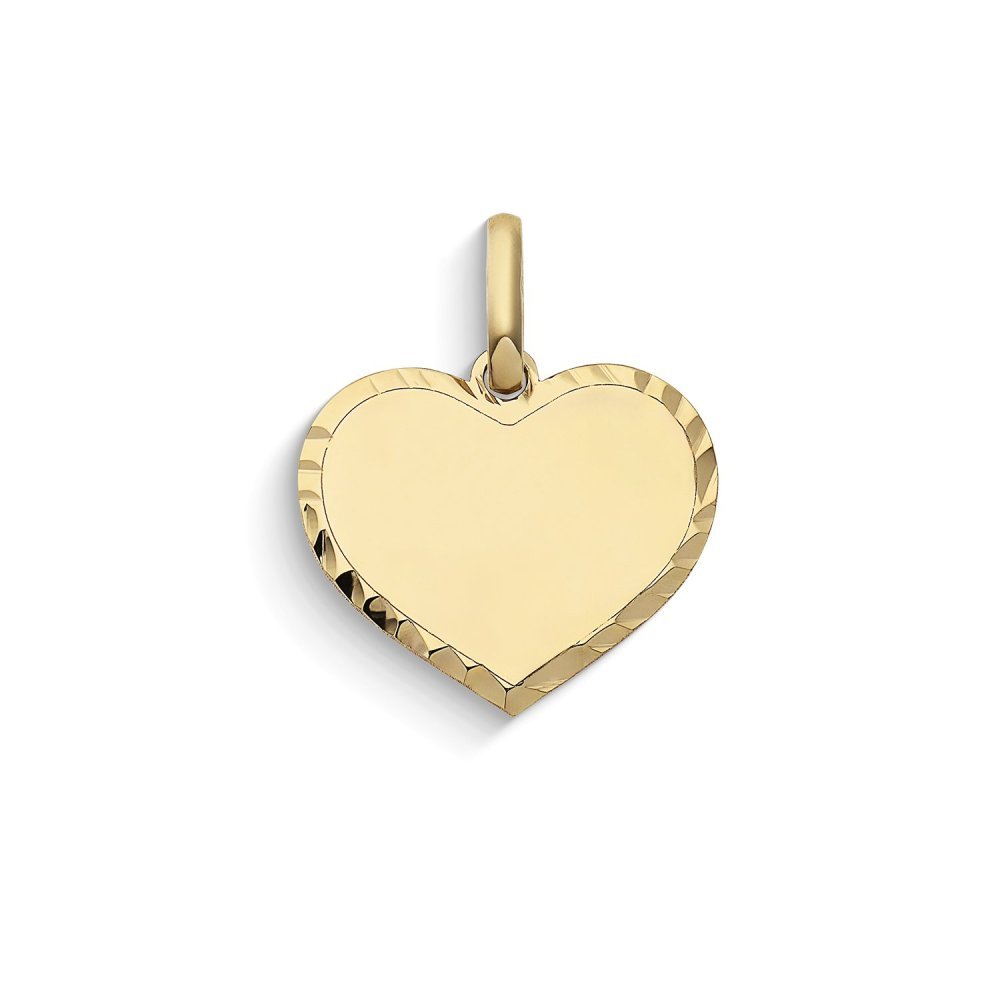 Ciondolo Cuore Personalizzabile In Oro Giallo 375‰ - Comete Gioielli