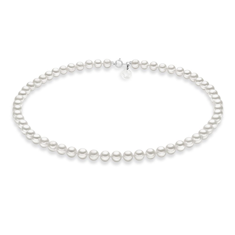 Collana Filo Perle Acquadolce In Oro - Comete Gioielli