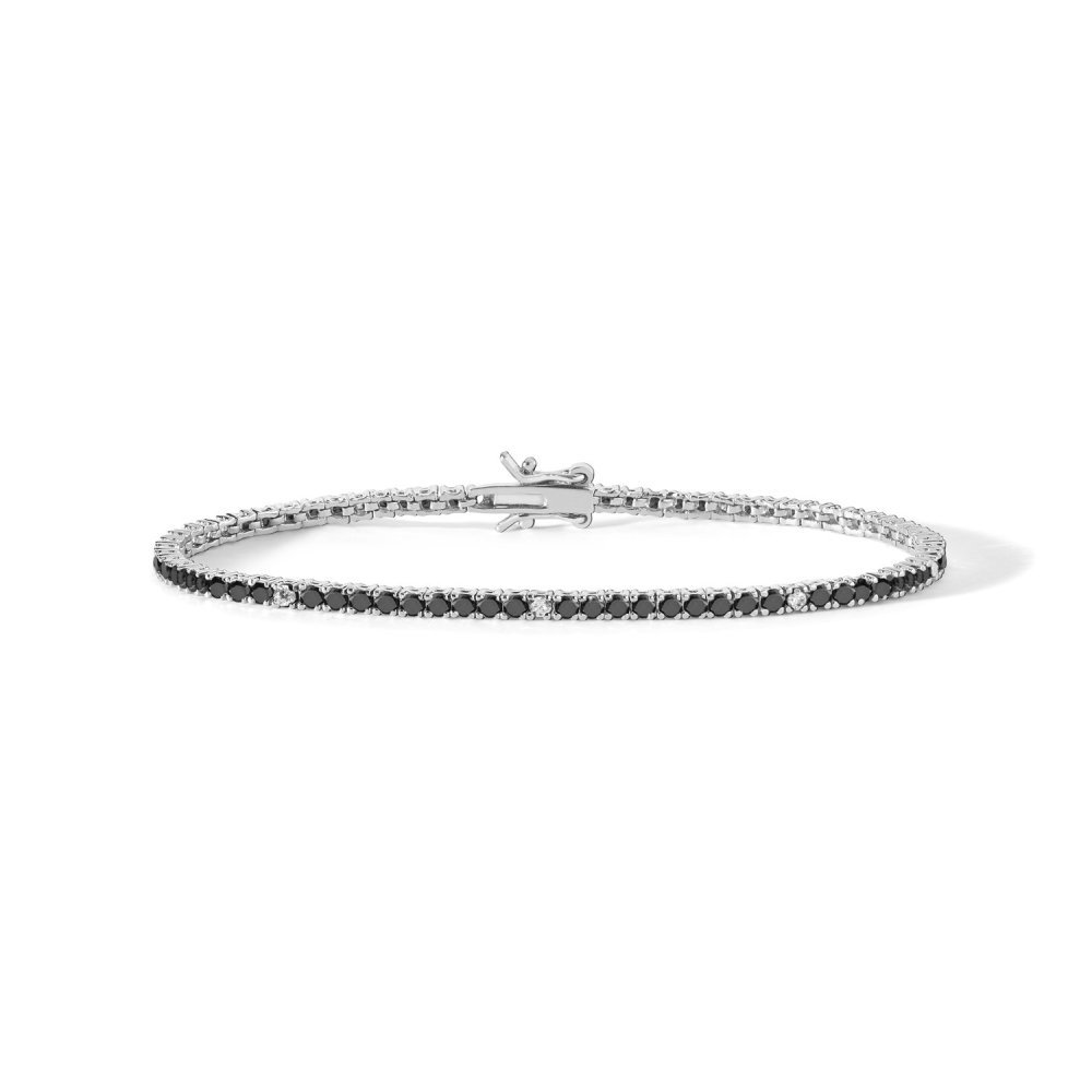 Bracciale Tennis In Argento 925‰ Con Zirconi - Comete Gioielli