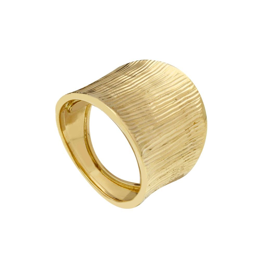 Anello Fascia Oro Giallo 18 Ct - Songa Antonio