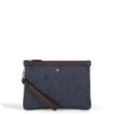 Montblanc - Pochette 4810 - Denim Blu - Pelle