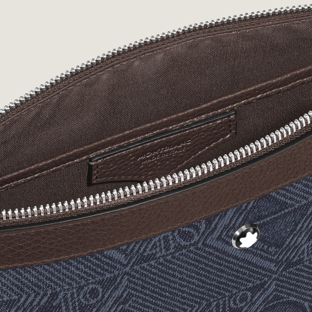 Montblanc - Pochette 4810 - Denim Blu - Pelle