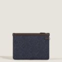 Montblanc - Pochette 4810 - Denim Blu - Pelle