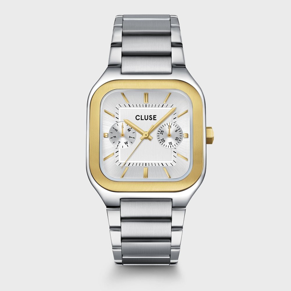 Quadrus Multifunction Watch Steel, Silver, Two Tone - Cluse