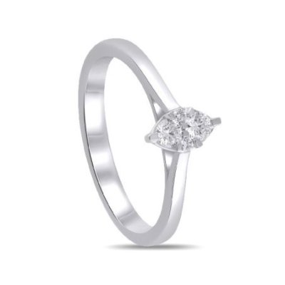 Salvini - Anello Mosaico S - Oro Bianco - Diamante