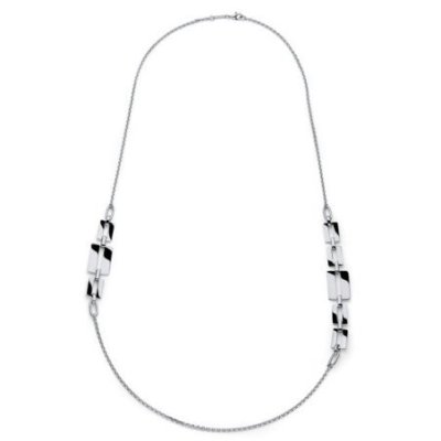 Unoaerre - Collana Lunga Dinamica - Argento