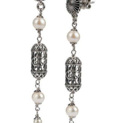 Gerardo Sacco - Orecchini Argento 925 - Perle