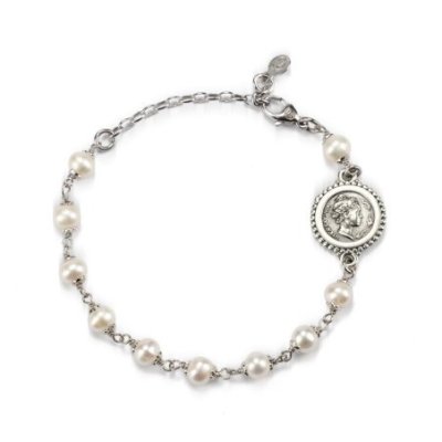 Gerardo Sacco - Bracciale Hera - Argento 925 - Perle